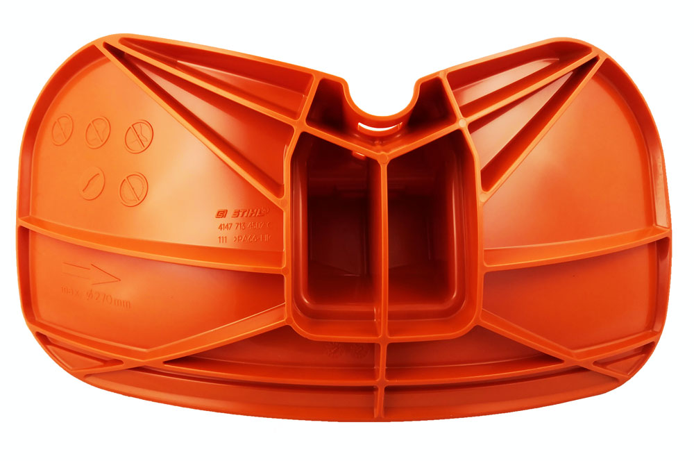 Osłona do noży rozdrabniających o maksymalnej średnicy 270 mm tył